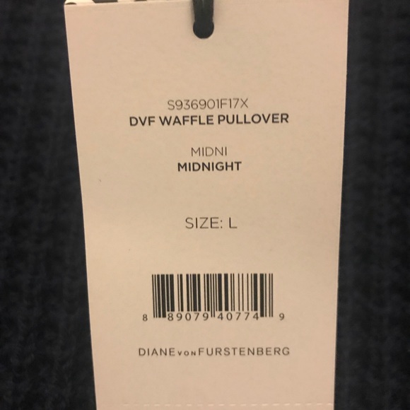 DVF Waffle Pullover NWT - Picture 3 of 4